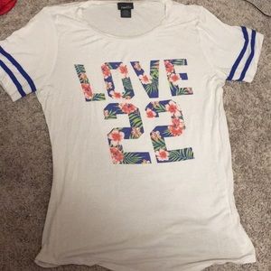 I’m selling a love 22 shirt from rue 21